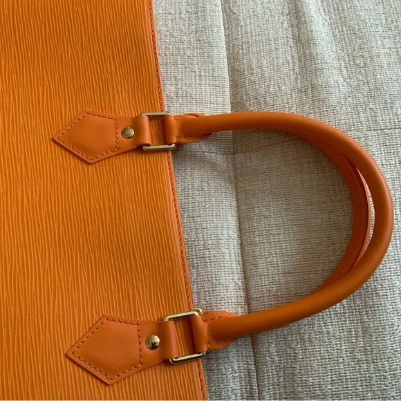 Louis Vuitton Orange Epi Leather Tote - Picture 3 of 4